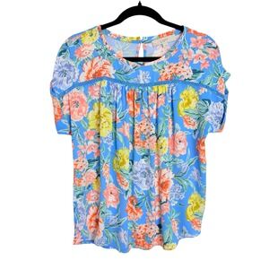 LOFT Floral Multicolor Women's Blouse